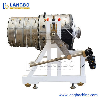 Máy tính điều khiển máy đùn ống nhựa PVC Máy làm ống nhựa PVC đôi trục vít