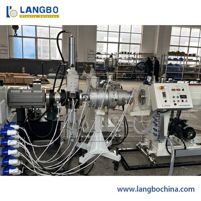 Dây chuyền làm ống nhựa PPR PE Điều khiển từ xa PLC 3 lớp