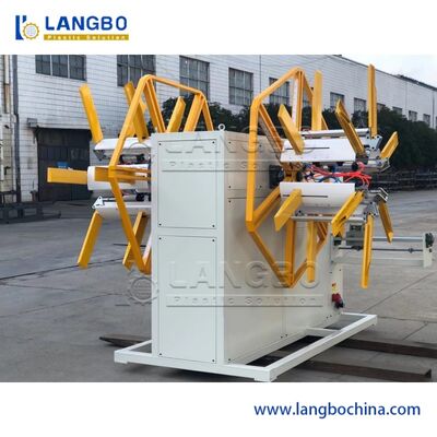 Máy cuộn ống PE Cuộn trực tuyến có kiểm soát độ căng chống rối