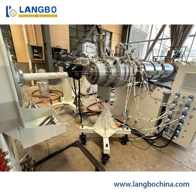 PVC cống thoát nước ống nhựa cáp ống dẫn nguồn cung cấp nước tường rắn Extrusion làm máy