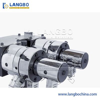 Đường dây sản xuất ống PVC với xát vít song song và cắt chính xác