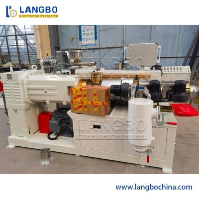 Máy đùn trục vít đôi ống nhựa Pvc, Máy đùn nhựa tự động điều khiển