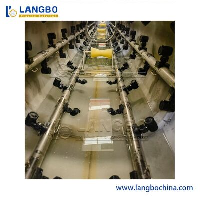 Dây chuyền ép đùn ống PVC áp lực Điều chỉnh tốc độ cắt Ống cắt tối đa 63mm