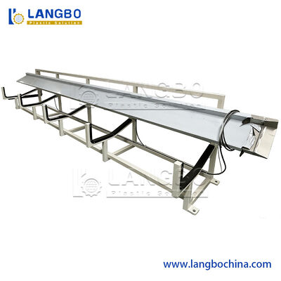 Conical Twin Screw Extruder PVC Cable Trunk Profile Conduit Channel Profile Extrusion Making Machine Máy chế tạo