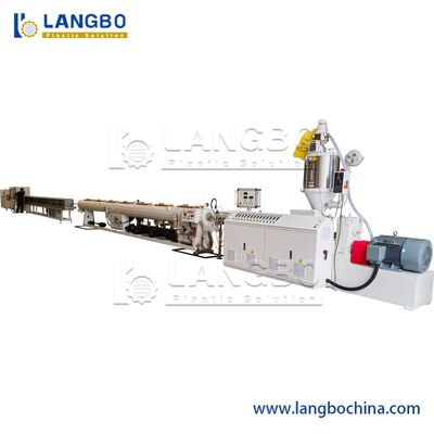 Chứng chỉ ISO Dây chuyền đùn ống PE với quy trình hiệu chuẩn / làm mát