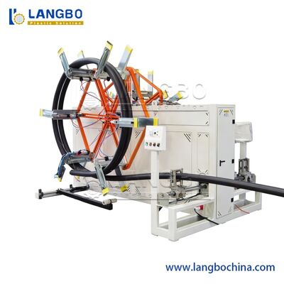 Chứng chỉ ISO Dây chuyền đùn ống PE với quy trình hiệu chuẩn / làm mát