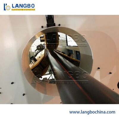 Chứng chỉ ISO Dây chuyền đùn ống PE với quy trình hiệu chuẩn / làm mát