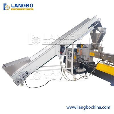 PET PP PE ABS nhựa kết hợp pelletizing song song hai vít Granulation Line