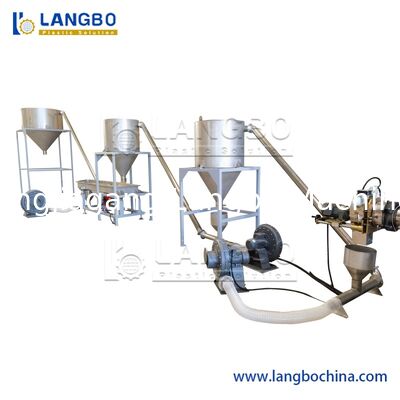Nhựa Die Face cắt nóng cứng mềm PVC Pelletizing Granulating Line cho wire cable compounding