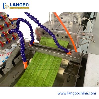 Đường dây sản xuất sản xuất sản xuất hồ sơ nút nước PVC nhựa / Máy chế tạo nút nước PVC