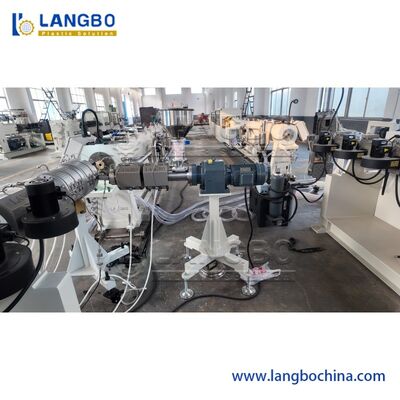 Dây chuyền đùn ống PE đôi đơn nhiều lớp 75-315mm / Máy làm ống HDPE / Dây chuyền sản xuất ống nhựa