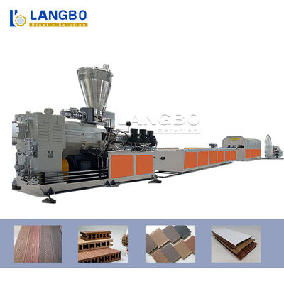 Dây chuyền ép đùn hồ sơ PVC / WPC Thiết kế trục vít đôi  Motor