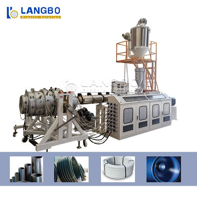 Plastic Single Extruder PE HDPE Irrigation Water Supply Pipe Tube Production Making Machine