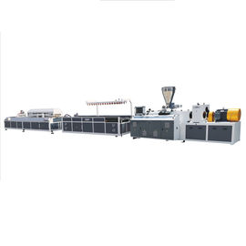 Trục vít đôi PVC / Wpc Hồ sơ Máy sàn Bảng tường Tấm đùn