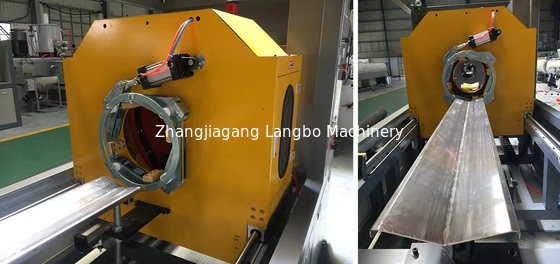 PE Polypropylene linh hoạt một bức tường dây chuyền ống dọc