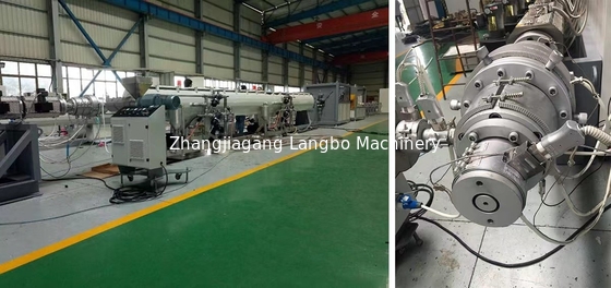 Máy đùn ống hdpe tự động 65mm Động cơ Siemens