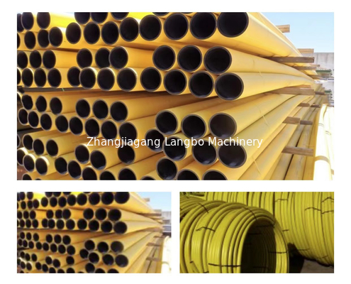 Thiết kế vít duy nhất Density cao HDPE PE đường ống xăng cho nhu cầu điện áp tùy chỉnh