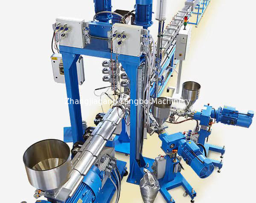 Dây chuyền sản xuất ống PPR Co đùn nhựa Hai máy đùn