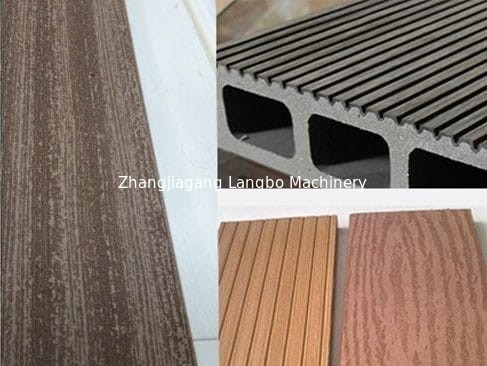 Máy ép cao sản lượng gỗ nhựa WPC Profile Decking Co