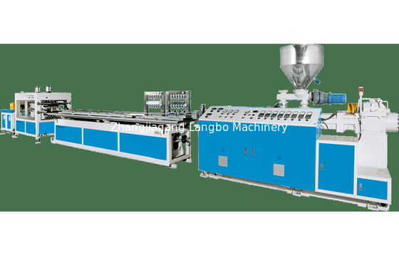 Máy ép cao sản lượng gỗ nhựa WPC Profile Decking Co
