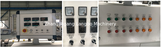 Dây chuyền đùn hồ sơ WPC trang trí Tấm ván lát sân vườn ngoài trời