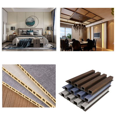Đường dây sản xuất ép ép hiệu quả PVC WPC PE Panel Ceiling Profile Decking