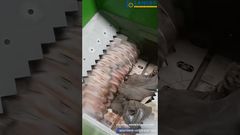 Máy băm trục đơn để tái chế nhựa hiệu quả #máybămtrụcđơn#bămnhựa