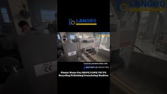 Dây chuyền tạo hạt tái chế PET HDPE LDPE PP PE#táichếnhựa #máytaohạt