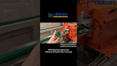 Dây chuyền sản xuất ống PPR tốc độ cao cho ứng dụng đường ống nước #pprpipe#pipeextrusion