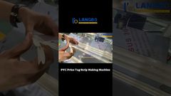 Máy đùn băng giá nhựa tự động cho bảng giá siêu thị #pricetag