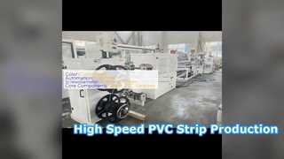 Giải pháp máy ép đùn dải nhựa PVC tốc độ cao