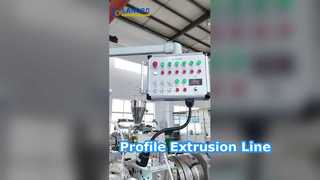 Vận hành dây chuyền ép đùn hồ sơ PVC | Từ cho ăn đến vận chuyển