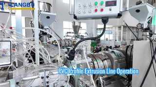 Quy trình ép đùn hồ sơ PVC | Trình diễn nhà máy