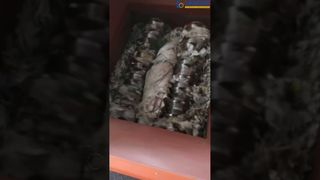 Máy hủy tài liệu công nghiệp công suất cao dùng để tái chế giấy gỗ nhựa và kim loại